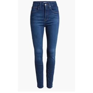 Good American Women's Skinny Jeans - Dark Blue